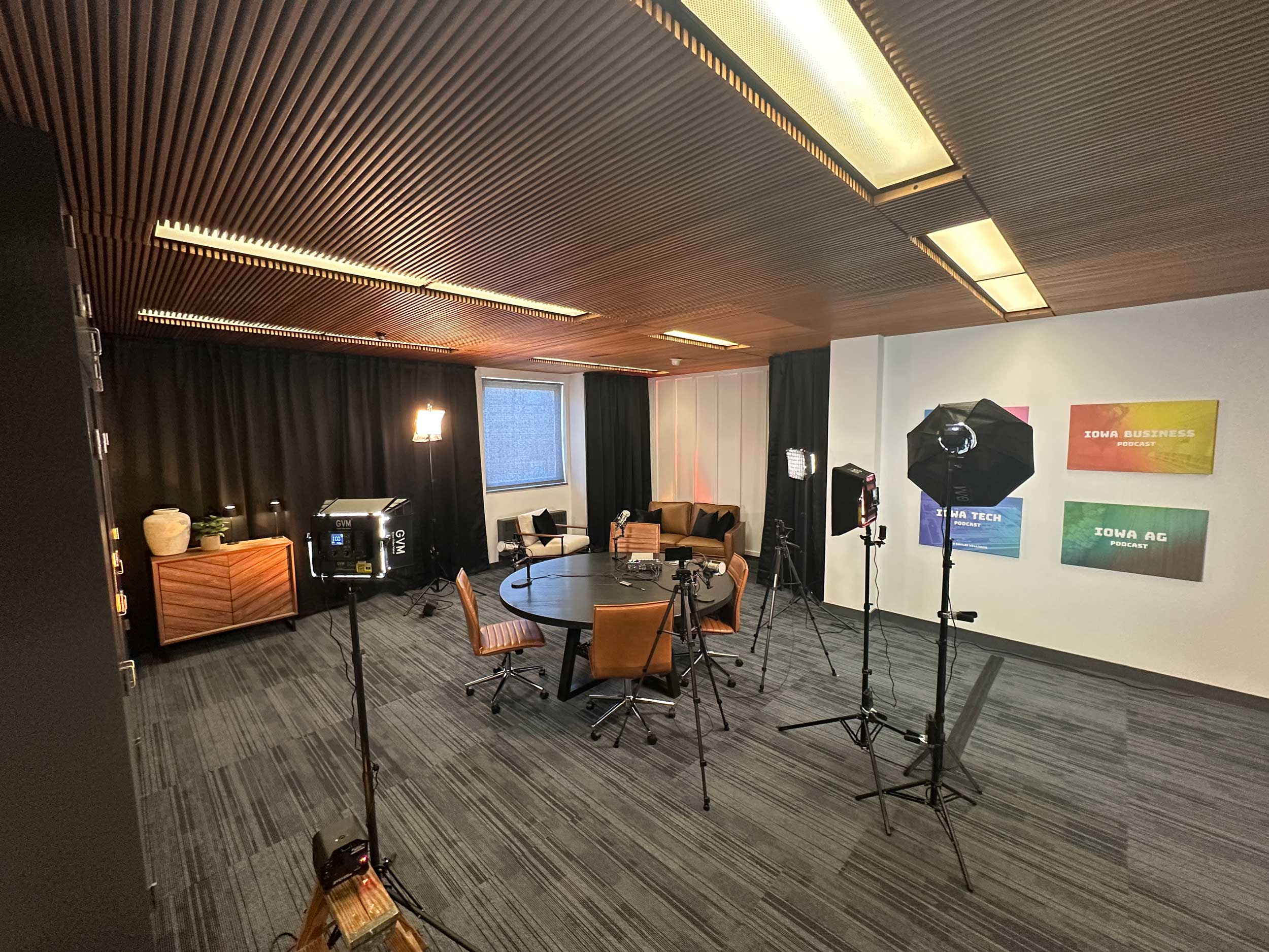 The podcast studio for IowaPodcast.com.